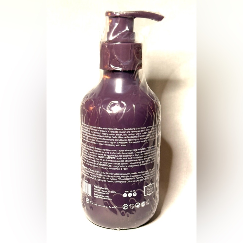 Royale Hair Rescue Perfect Rescue Keratin Argan Oil Shampoo Conditioner Set - Picture 4 of 7
